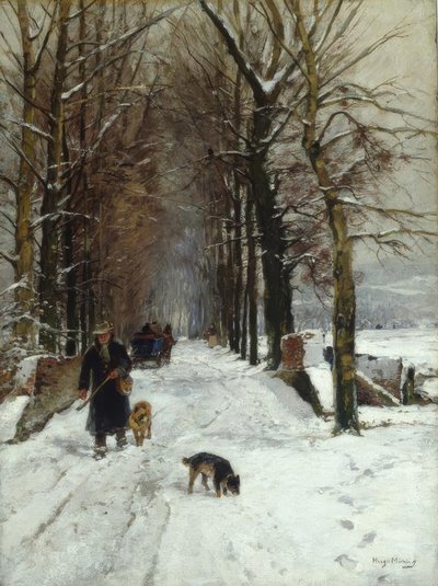 Inverno su Grafenberger Allee da Hugo Muhlig